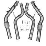 S63 5.5L / S500 4.7L Downpipe +Mid Pipe