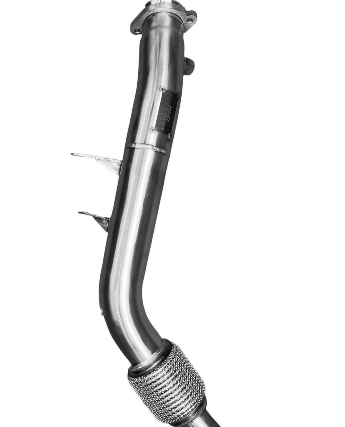 S63 5.5L / S500 4.7L Downpipe +Mid Pipe
